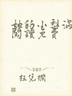 她的小梨涡在线阅读免费