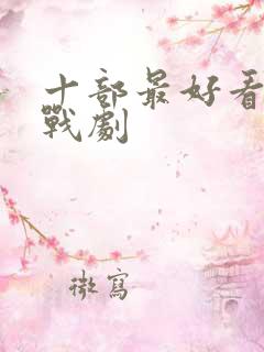 十部最好看的谍战剧