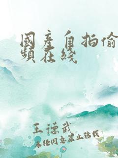 国产自拍偷拍视频在线