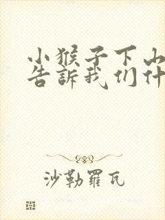 小猴子下山故事告诉我们什么