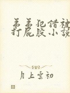 弟弟犯错被哥哥打屁股小说