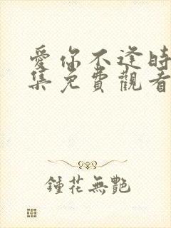 爱你不逢时92集免费观看全集