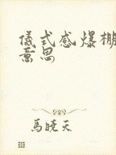 仪式感爆棚什么意思
