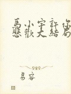 马小宇许你一场悲欢大结局