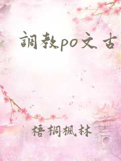 调教po文古言