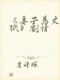 《妻子为丈夫升职》剧情