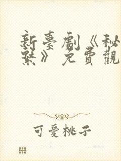 新台剧《秘密关系》免费观看全集