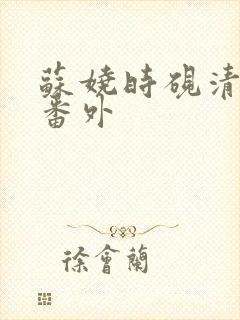 苏娆时砚清后续番外