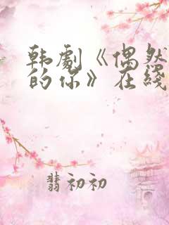 韩剧《偶然遇见的你》在线看