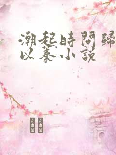 潮起时问归期江以蓁小说