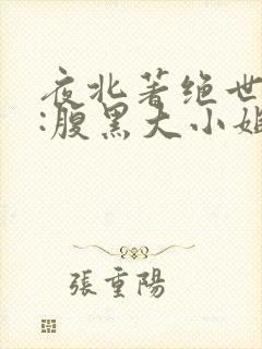 夜北著绝世神医:腹黑大小姐