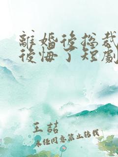 离婚后总裁老婆后悔了短剧免费观看全集