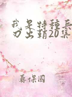 我是特种兵之利刃出鞘20集