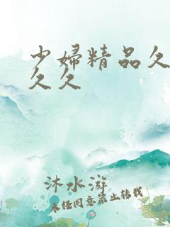 少妇精品久久久久久