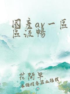 国产av一区二区流畅