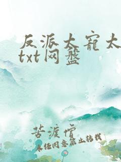 反派太宠太撩人txt网盘