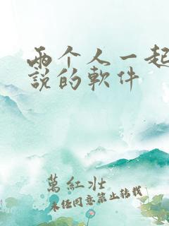 两个人一起写小说的软件