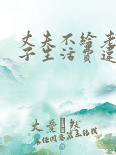丈夫不给老婆孩子生活费违法吗
