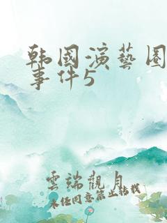 韩国演艺圈悲惨事件5