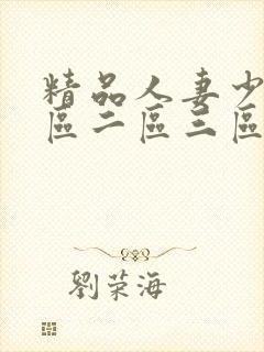 精品人妻少妇一区二区三区在线