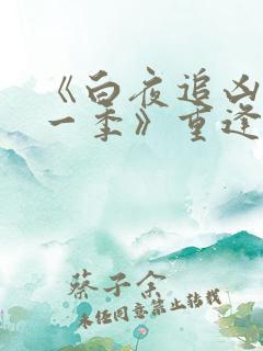 《白夜追凶 第一季》重逢版播出时间最新