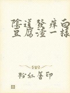 阴道发痒白带像豆腐渣一样