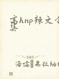 高hnp辣文合集