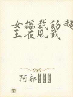 女总裁的超级兵王夜风武