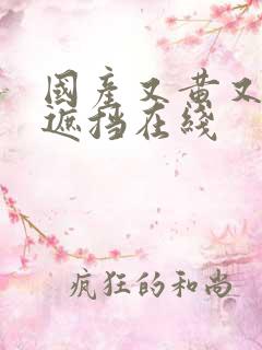 国产又黄又爽无遮挡在线