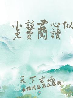 小说君心似我心免费阅读