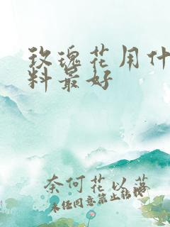 玫瑰花用什么肥料最好
