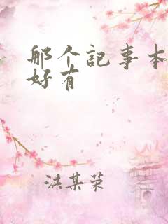 那个记事本应用好有