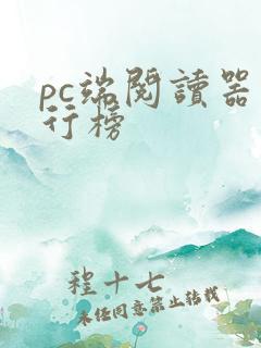 pc端阅读器排行榜 pc端阅读器排行榜