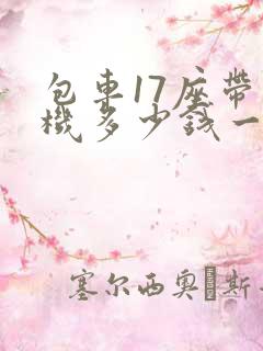 包车17座带司机多少钱一天