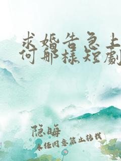 求婚告急上司为何那样短剧免费观看全集高清