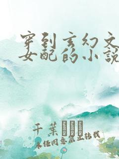 穿到玄幻文里成女配的小说