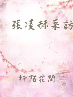 张凌赫采访