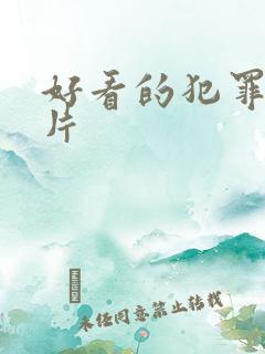 好看的犯罪悬疑片