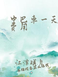 中巴车一天租赁费用