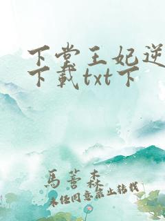 下堂王妃逆袭记下载txt下