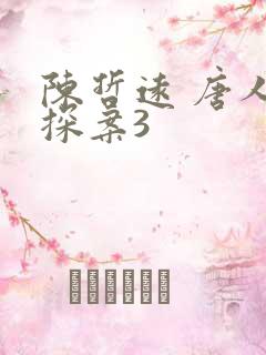 陈哲远 唐人街探案3