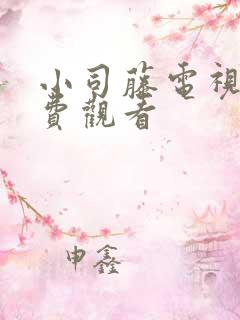小司藤电视剧免费观看