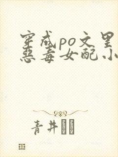 穿成po文里的恶毒女配小说
