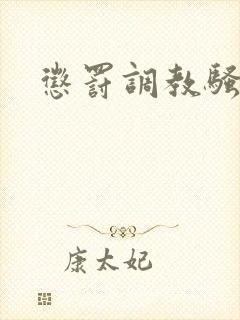 惩罚调教骚奴