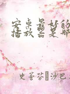 安卓最好的视频播放器是哪个