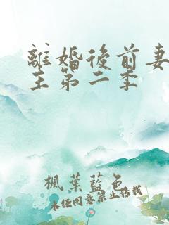 离婚后前妻变债主第二季