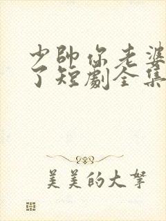 少帅你老婆又跑了短剧全集免费观看