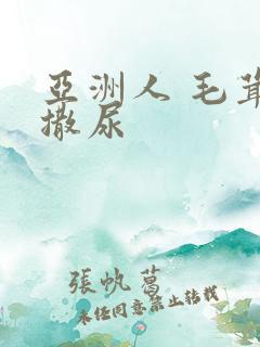 亚洲人 毛茸茸撒尿