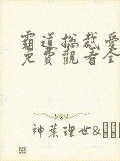 霸道总裁爱上我免费观看全集电视剧