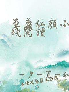 至尊红颜小说在线阅读